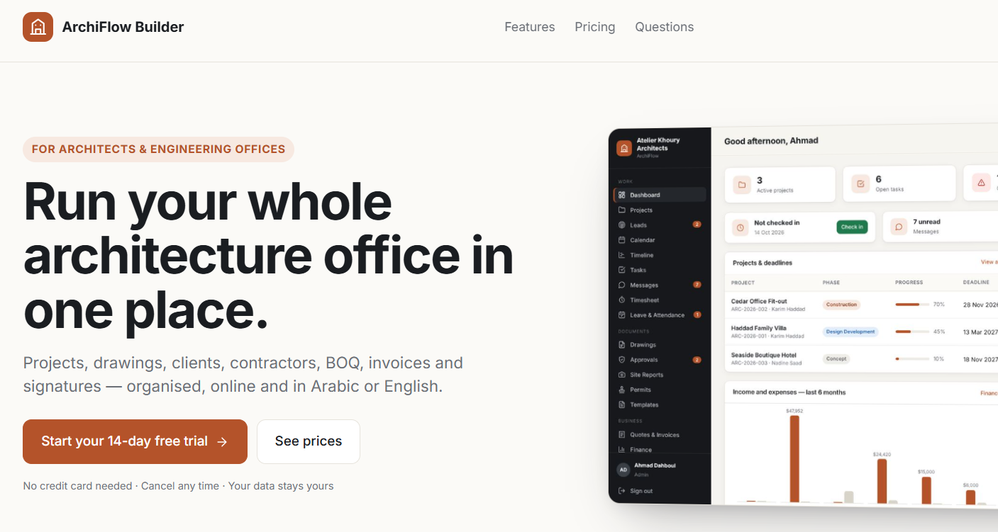 Archi Flow Builder